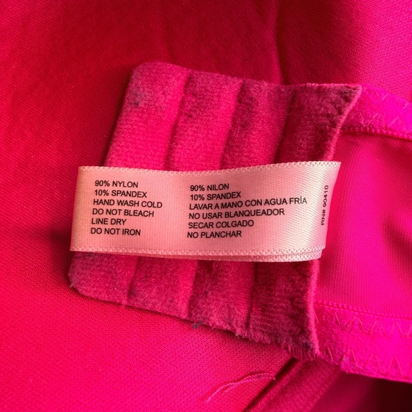 Y2K Juicy Couture Bra 38D Hot Pink T-Shirt Bra Padded Underwire Adj. Logo Straps - Picture 5 of 8